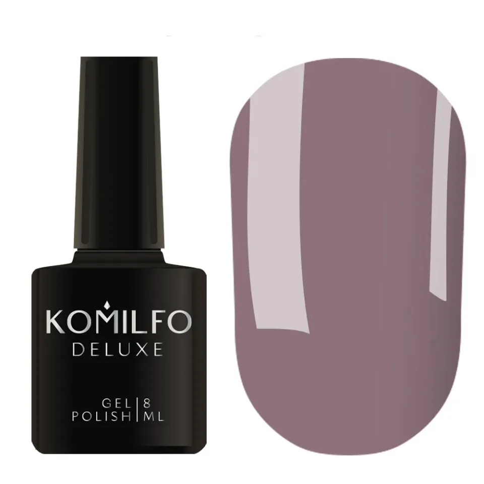 Komilfo Deluxe Series D065 smalto semipermanente 8 ml grigio lilla scuro