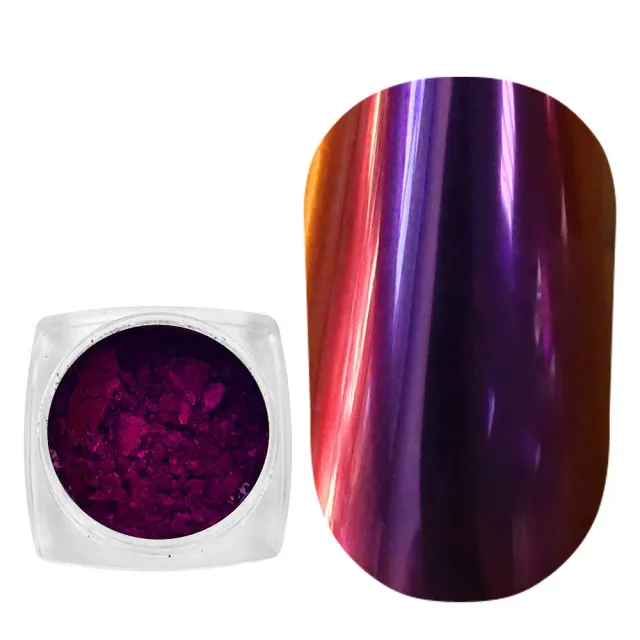 Komilfo Beetle 004 polvere chrome lilla-rosa-oro 0,5 g