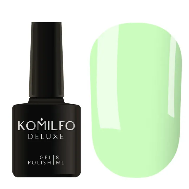 Komilfo Deluxe D191 smalto semipermanente 8 ml verde menta smalto