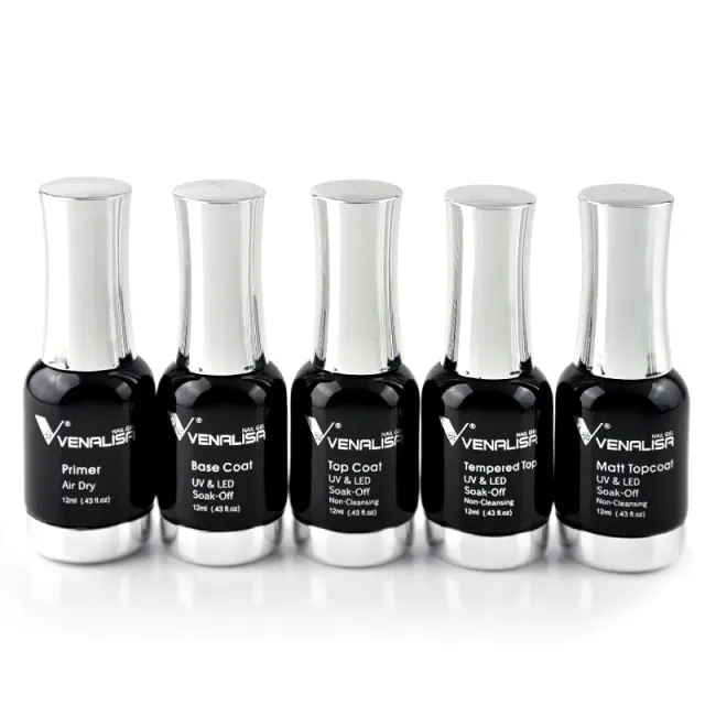 Venalisa H316 set base top coat semipermanente 5x12 ml