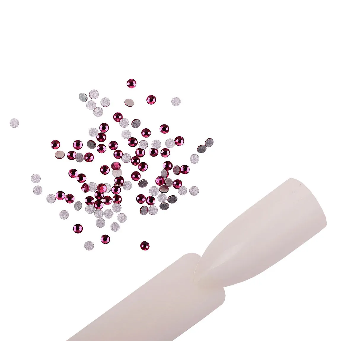 Komilfo strass Fuchsia misura 4 confezione 100 pz