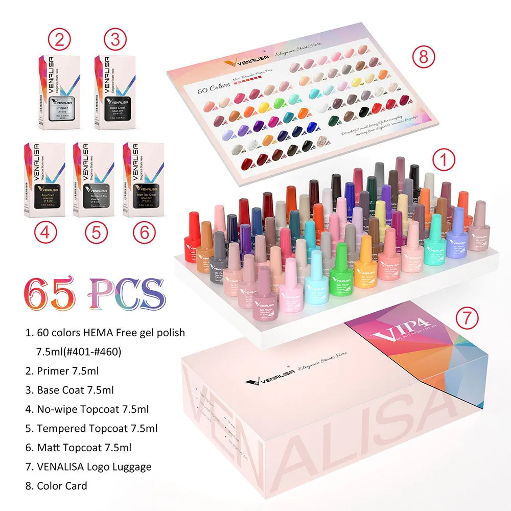 Venalisa VIP4 kit smalti semipermanenti 60 colori