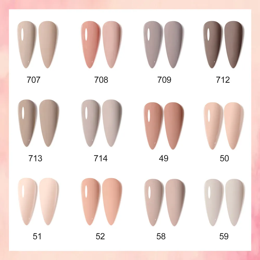 Venalisa Milky Coffee Z0515 smalto gel 12 pezzi nude