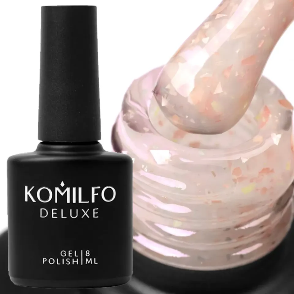 Komilfo Potal Base P021 base semipermanente beige pesca oro 8 ml