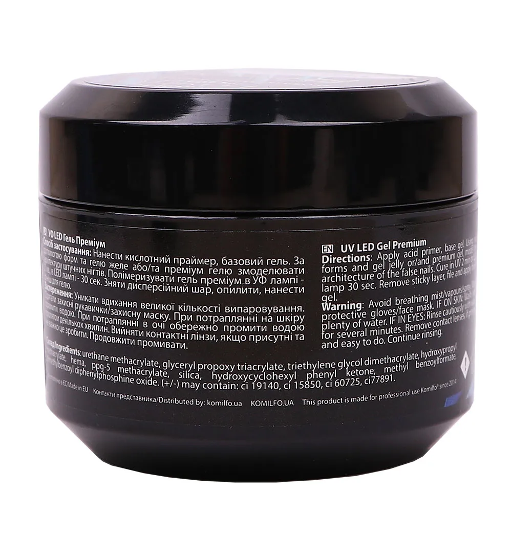 Komilfo Gel Premium gel costruttore milky white 30 g