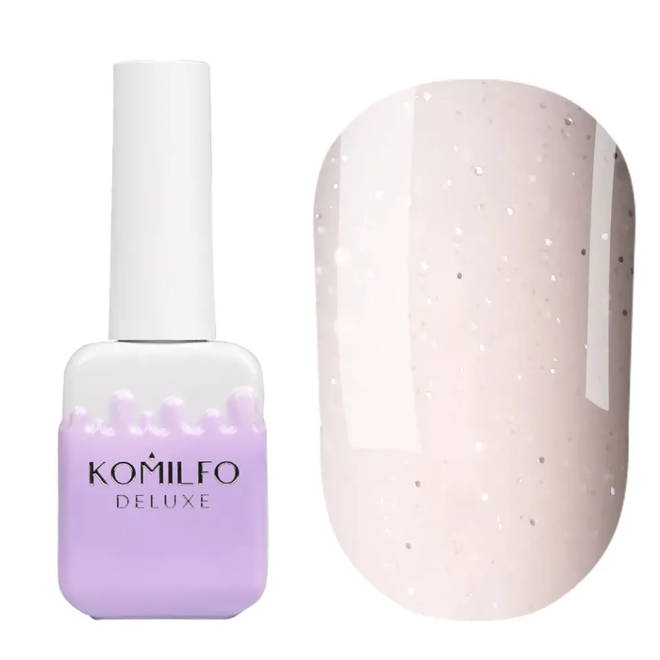 Komilfo Elite Base 003 base semipermanente 10 ml nude shimmer
