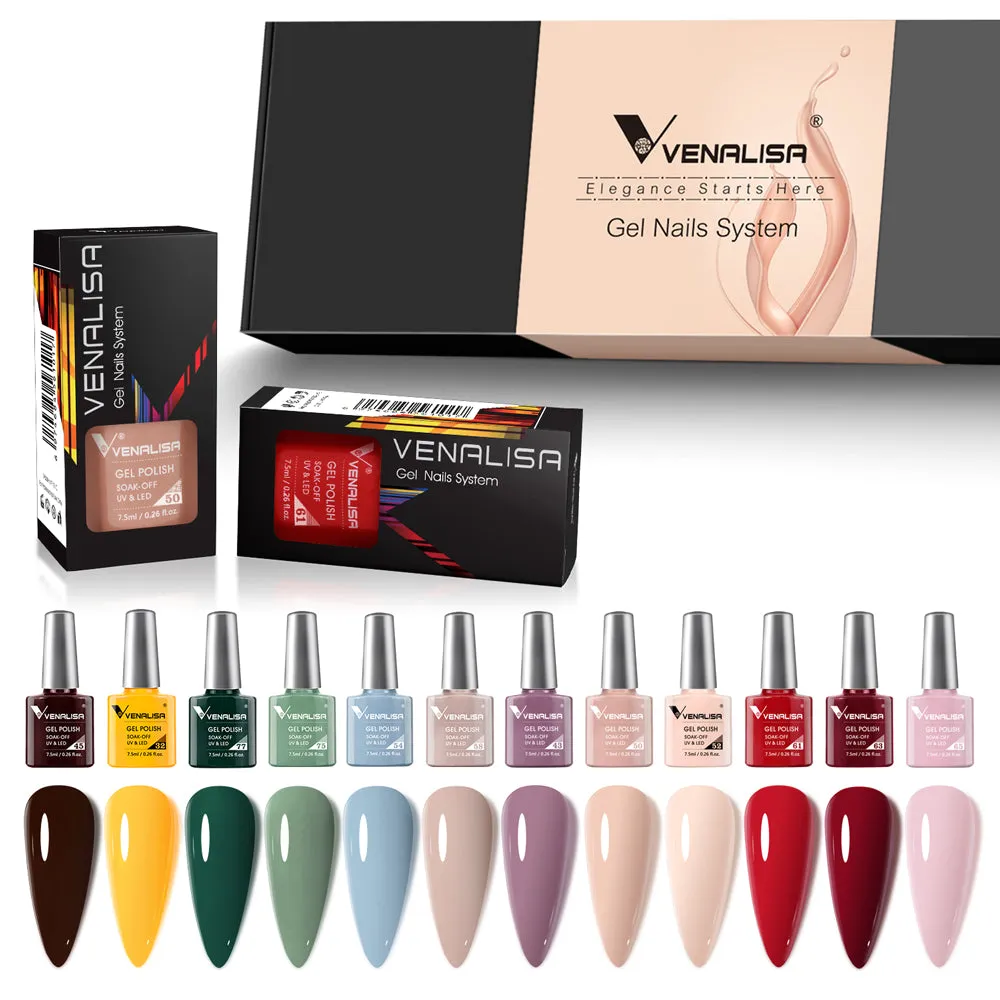 Venalisa Any Time smalti semipermanenti 12 colori 7,5ml TPO free
