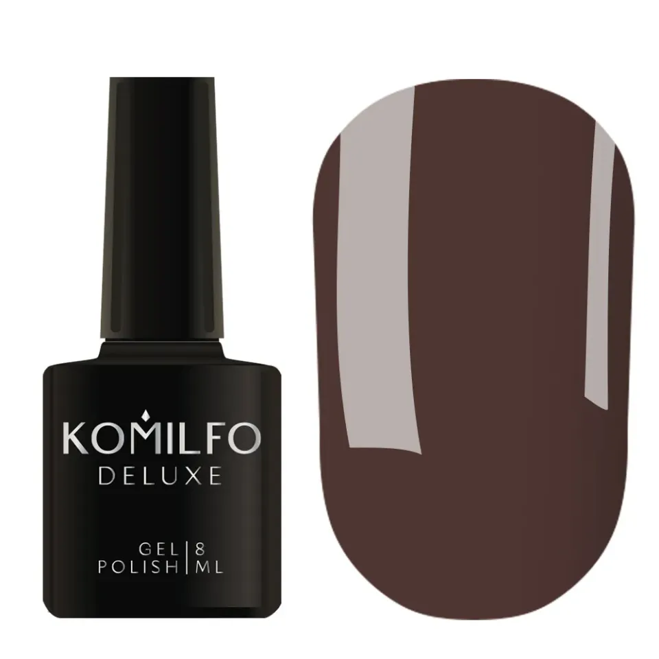 Komilfo Deluxe D233 smalto semipermanente 8ml marrone-grigio