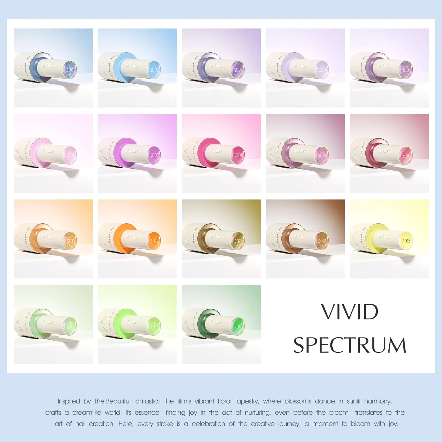 Venalisa V1 set 22 smalti semipermanenti 10ml 3 effetti