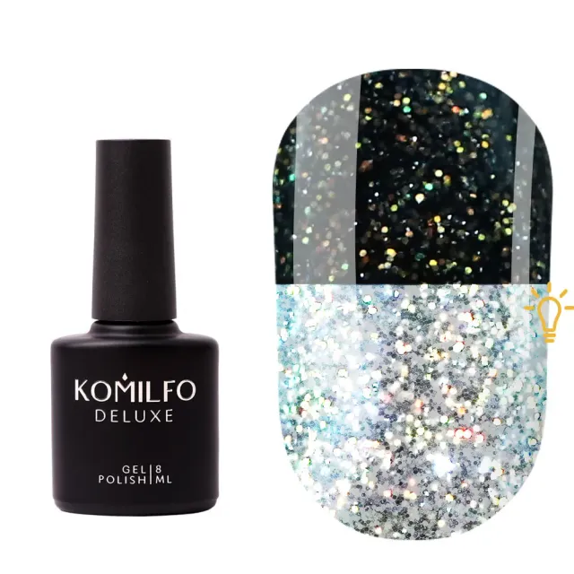Komilfo Galaxy Top 001 top semipermanente 8 ml olografico