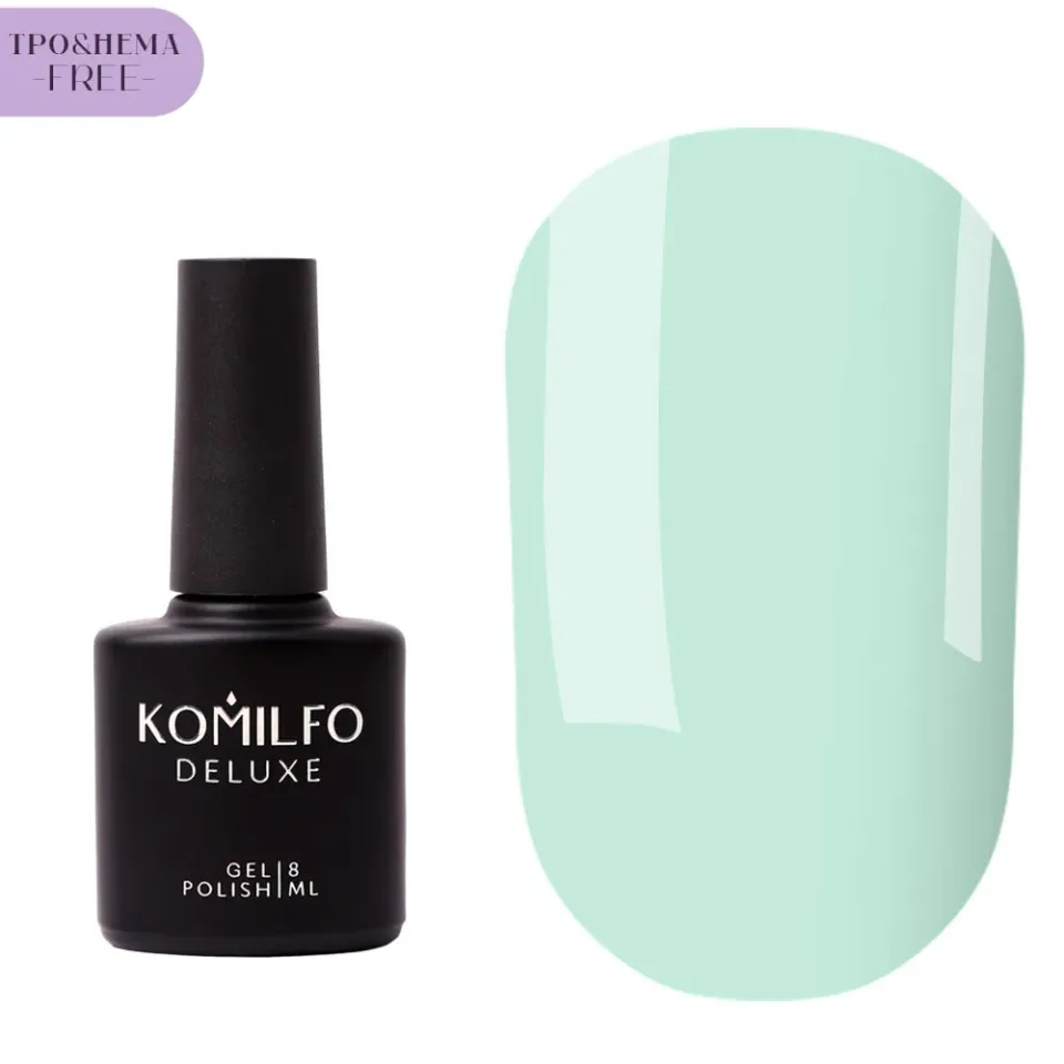Komilfo Royal Mint base unghie menta HEMA free 8 ml