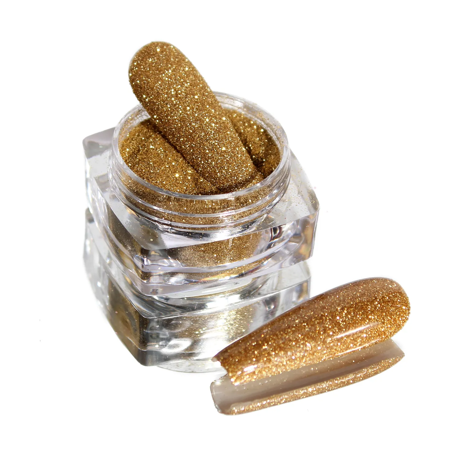 Komilfo Spangles 108 glitter unghie 2,5 g oro pallido