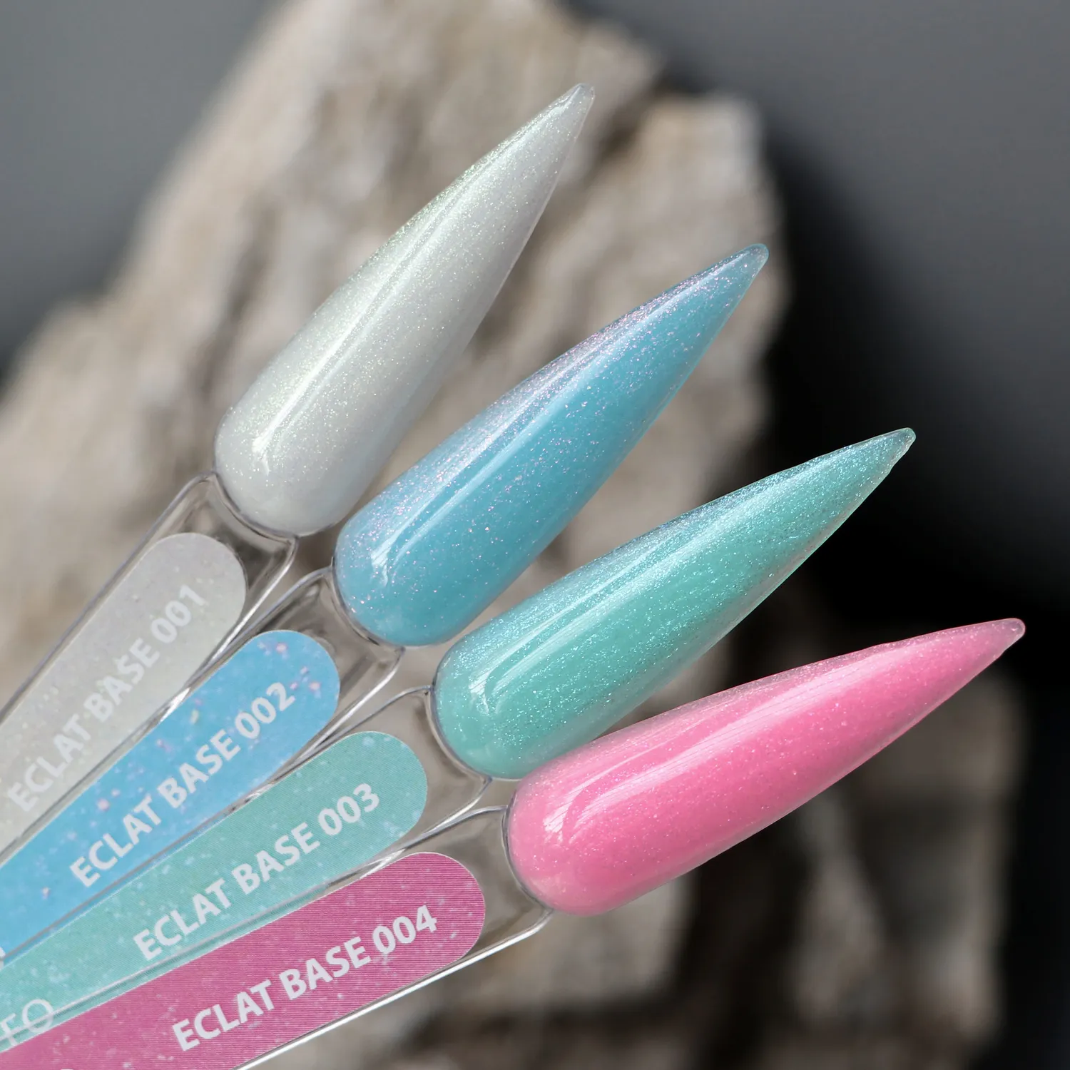 Komilfo Eclat Base 004 base semipermanente 8 ml rosa shimmer