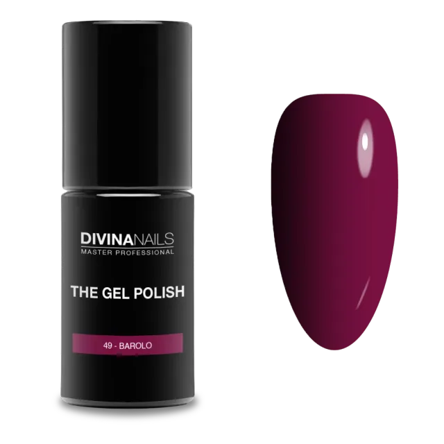 Diva Nails The Gel Polish 49 Barolo semipermanente 8ml viola