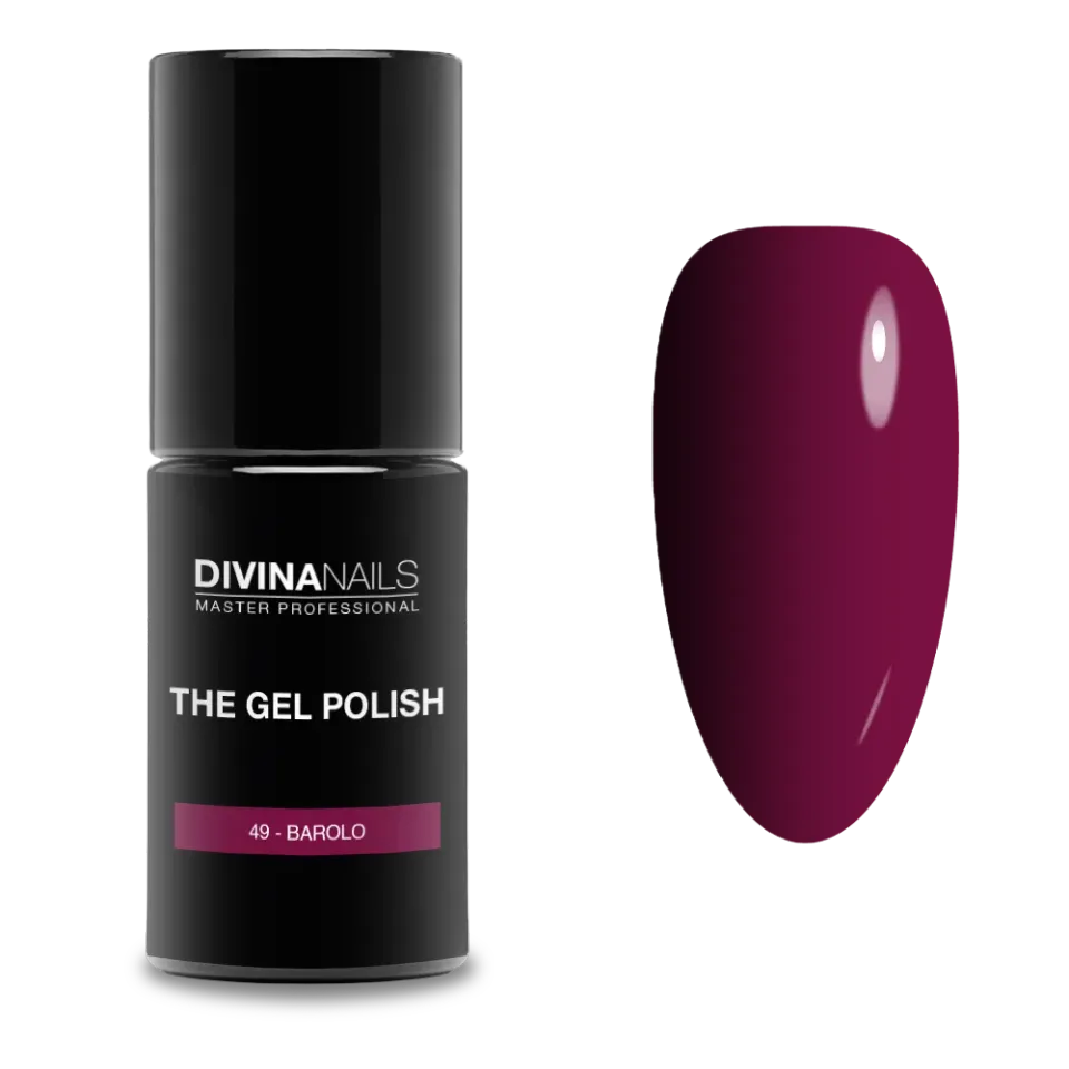 Diva Nails The Gel Polish 49 Barolo semipermanente 8ml viola