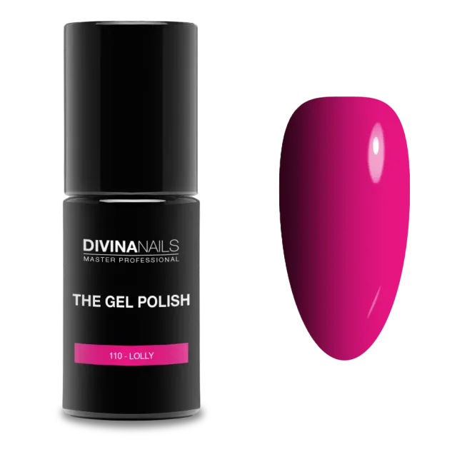 Diva Nails The Gel Polish 110 Lolly Smalto 8ml Rosa Fluo