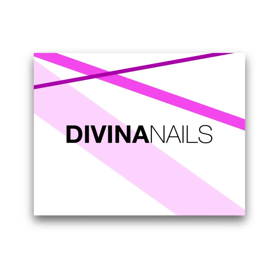 Diva Nails tovaglietta antimacchia PET con logo riutilizzabile