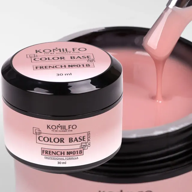 Komilfo Color Base French 018 base french 30 ml nude