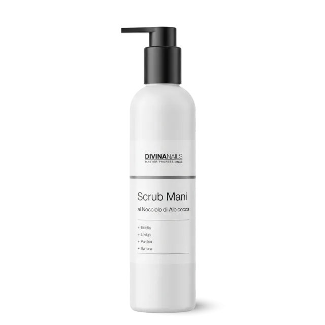 Diva Nails Scrub Mani Nocciolo Albicocca esfoliante mani 300ml delicato
