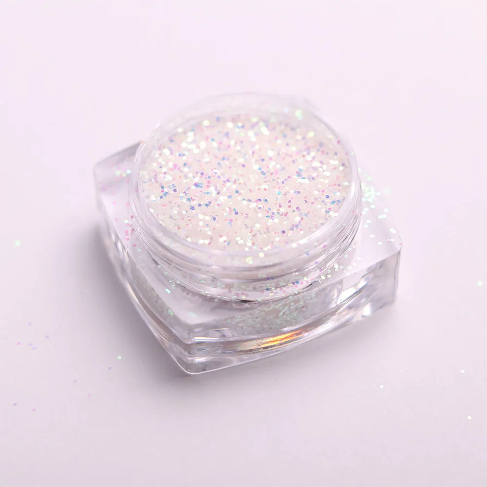 Komilfo Photochromic 001 glitter unghie bianco viola 2,5 g