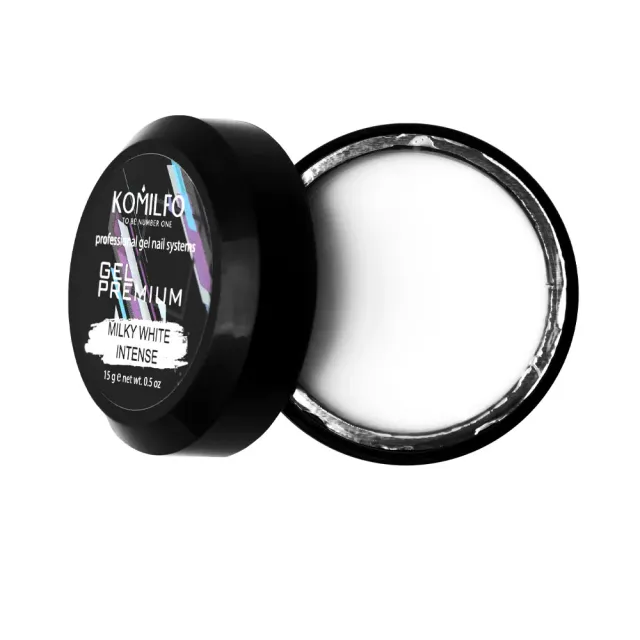 Komilfo Gel Premium Milky White Intense gel bianco latte 15 g