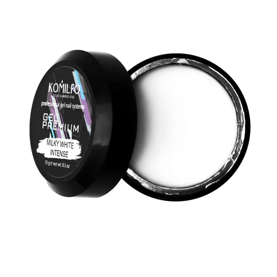 Komilfo Gel Premium Milky White Intense gel bianco latte 15 g