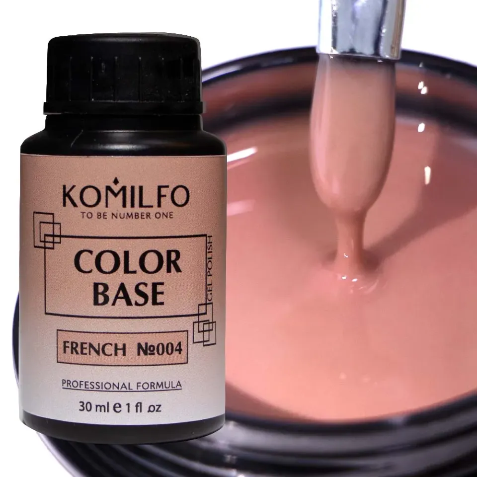 Komilfo Color Base French 004 base semipermanente 30 ml rosata