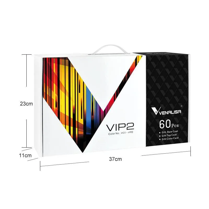Venalisa VIP2 kit smalti gel 60 colori 7,5ml completo