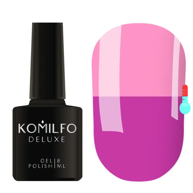 Komilfo DeLuxe Termo C010 Smalto Semipermanente 8 ml Termico Lilla