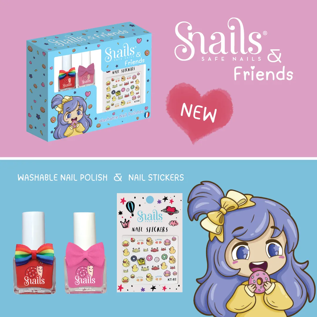 Snails & Friends Duckie Daycare set 2 smalti + sticker