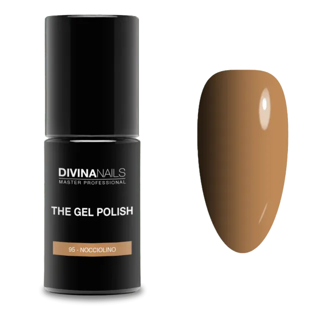 Diva Nails The Gel Polish 95 Nocciolino semipermanente 8ml marrone
