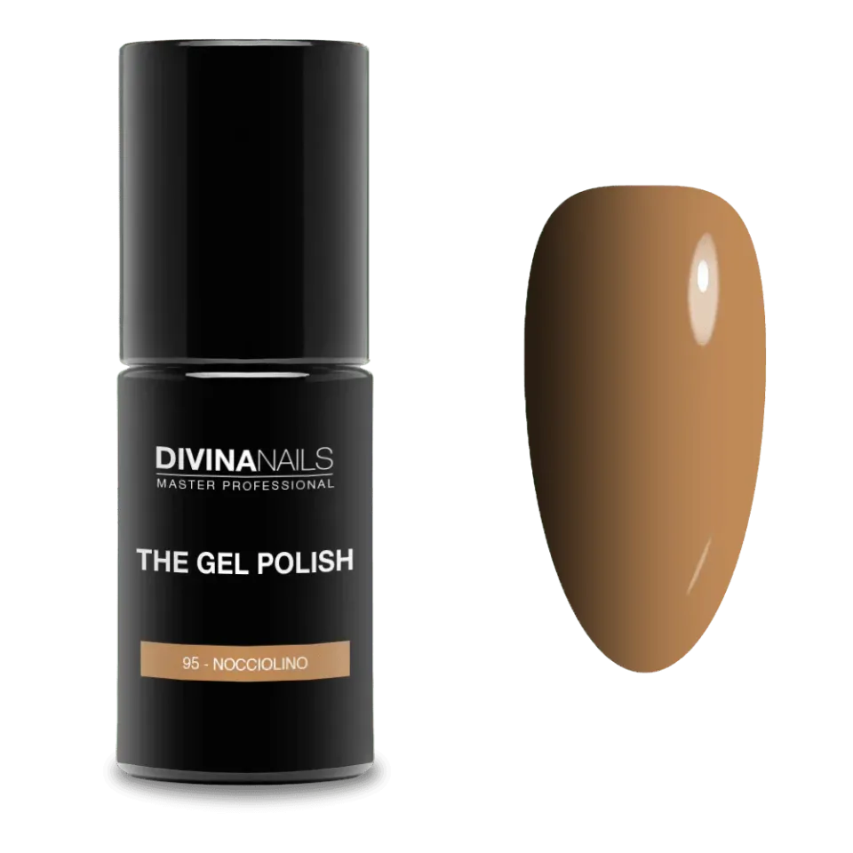 Diva Nails The Gel Polish 95 Nocciolino semipermanente 8ml marrone