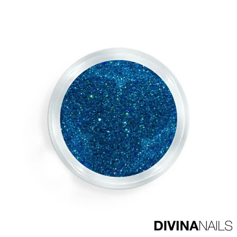 Diva Nails Crystal Holo Blue Green glitter unghie 2g olografico