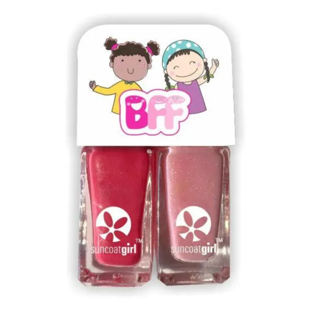 Suncoatgirl Sweeties duo smalto bambina 2x5 ml rosa glitter
