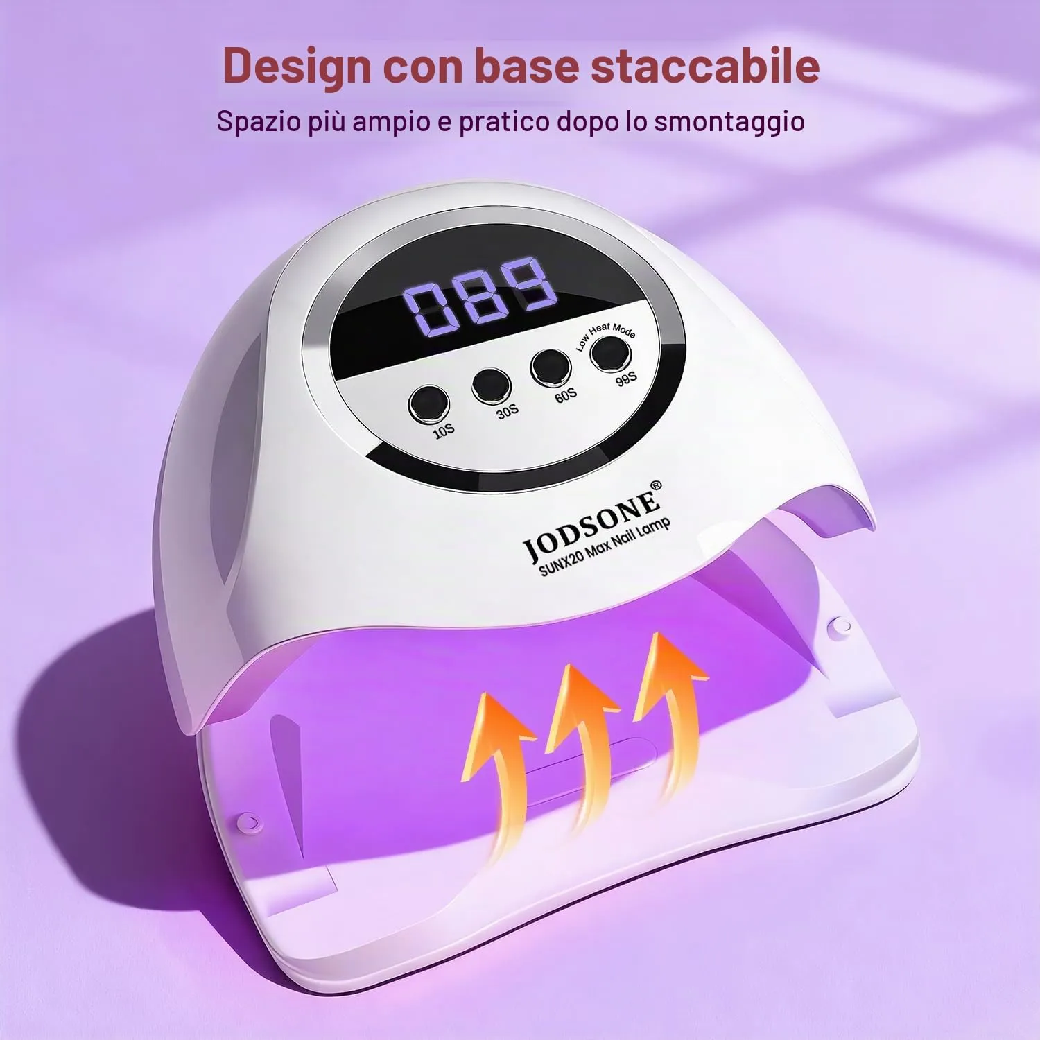 Jodsone X20 lampada unghie UV LED 320W 72 LED professionale