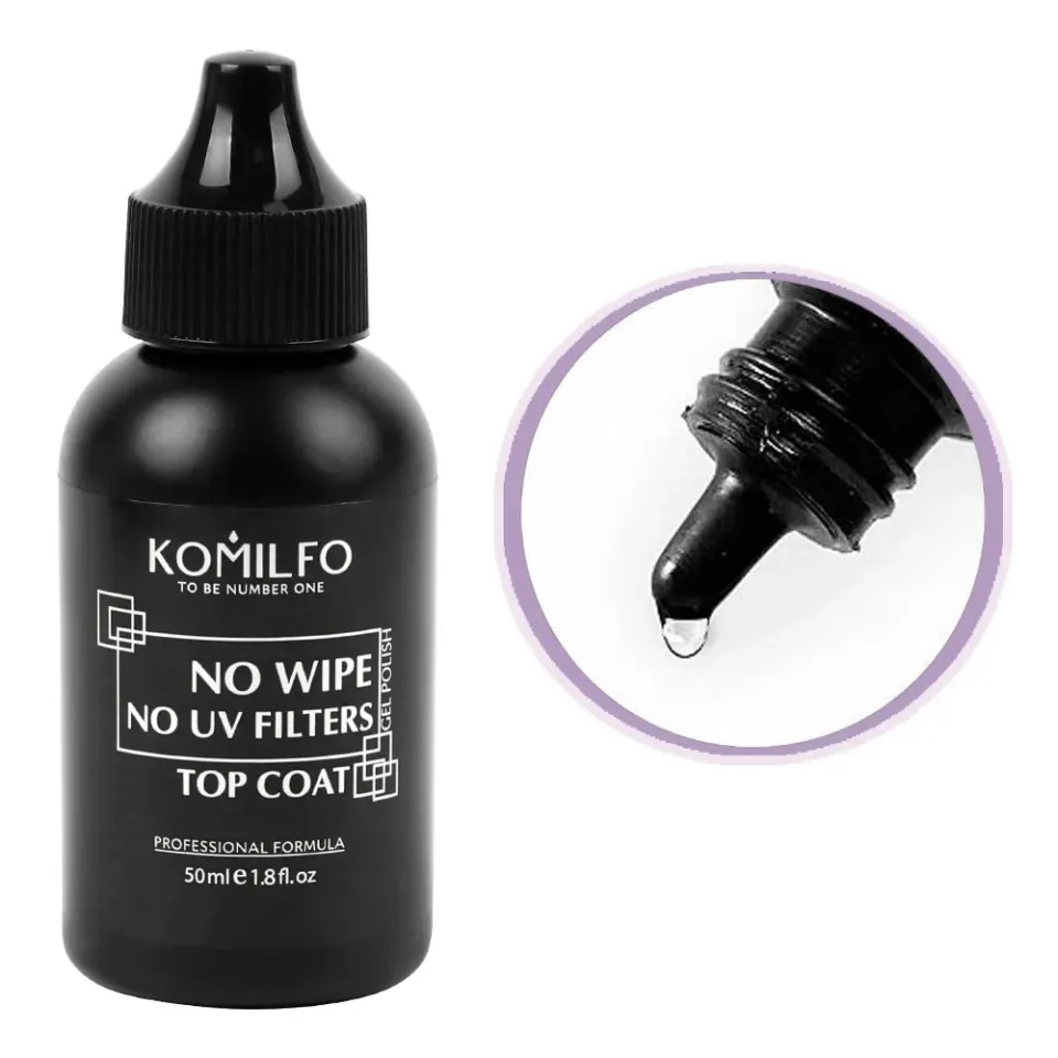 Komilfo No Wipe Top No Filters top semipermanente 50 ml scuro