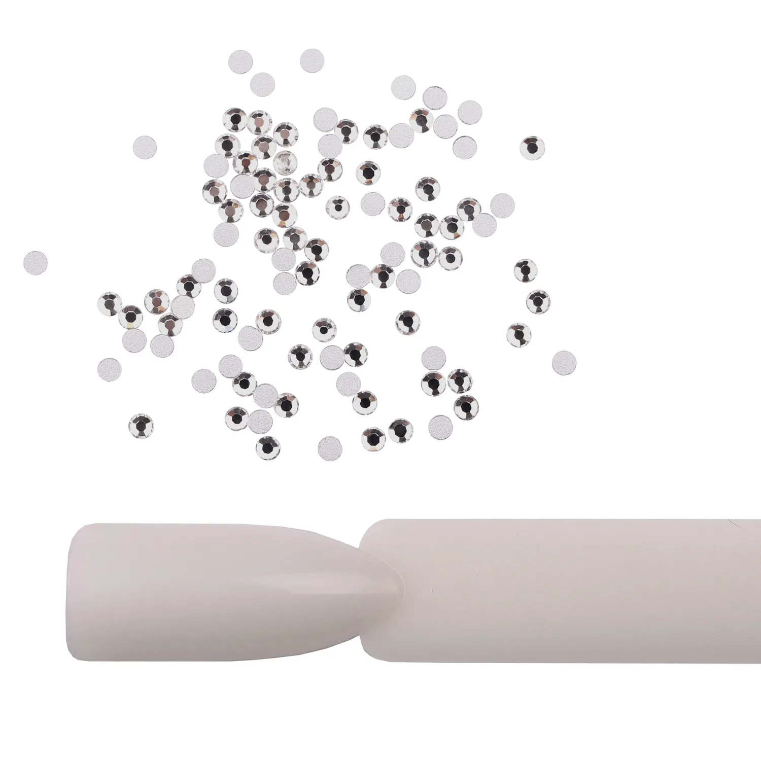 Komilfo strass Crystal misura 5 decorazione unghie 100 pz