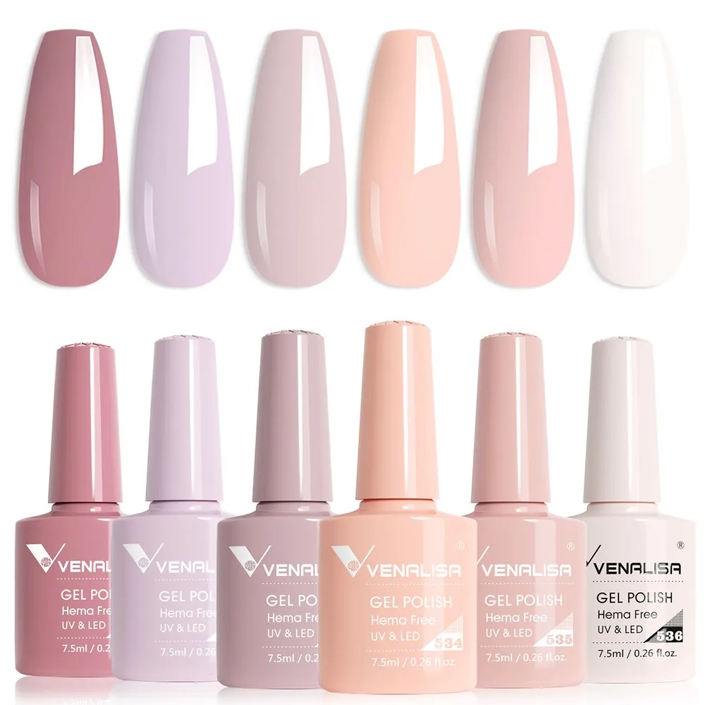 Venalisa Blushing Petal set smalto semipermanente 6x7,5ml hema free