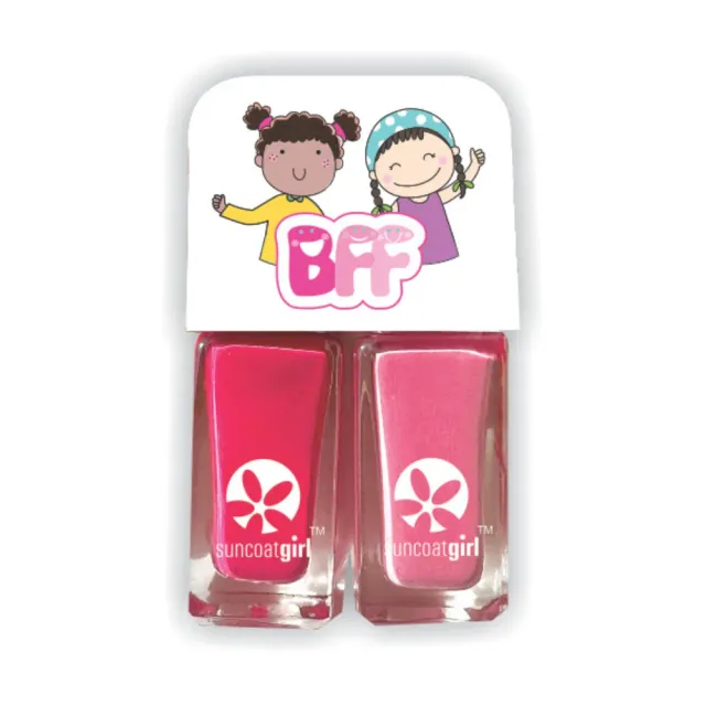 Suncoatgirl Pinkies duo smalti bambina 2x5 ml rosa coprenti