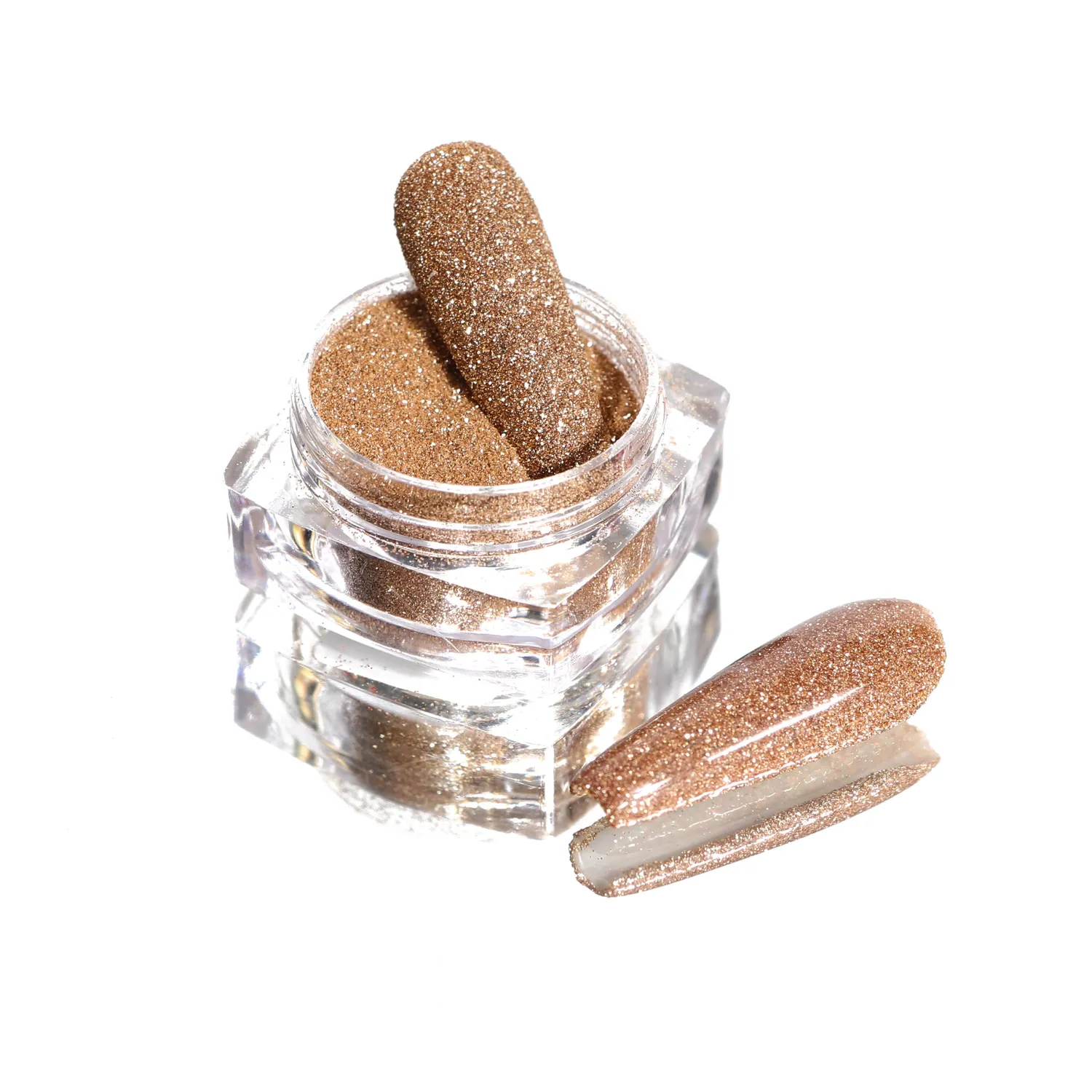 Komilfo Glitter 110 glitter unghie 2,5 g oro tenue 0,08 mm