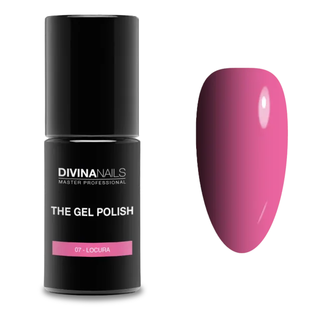 Diva Nails The Gel Polish 07 Locura semipermanente 8ml fluo