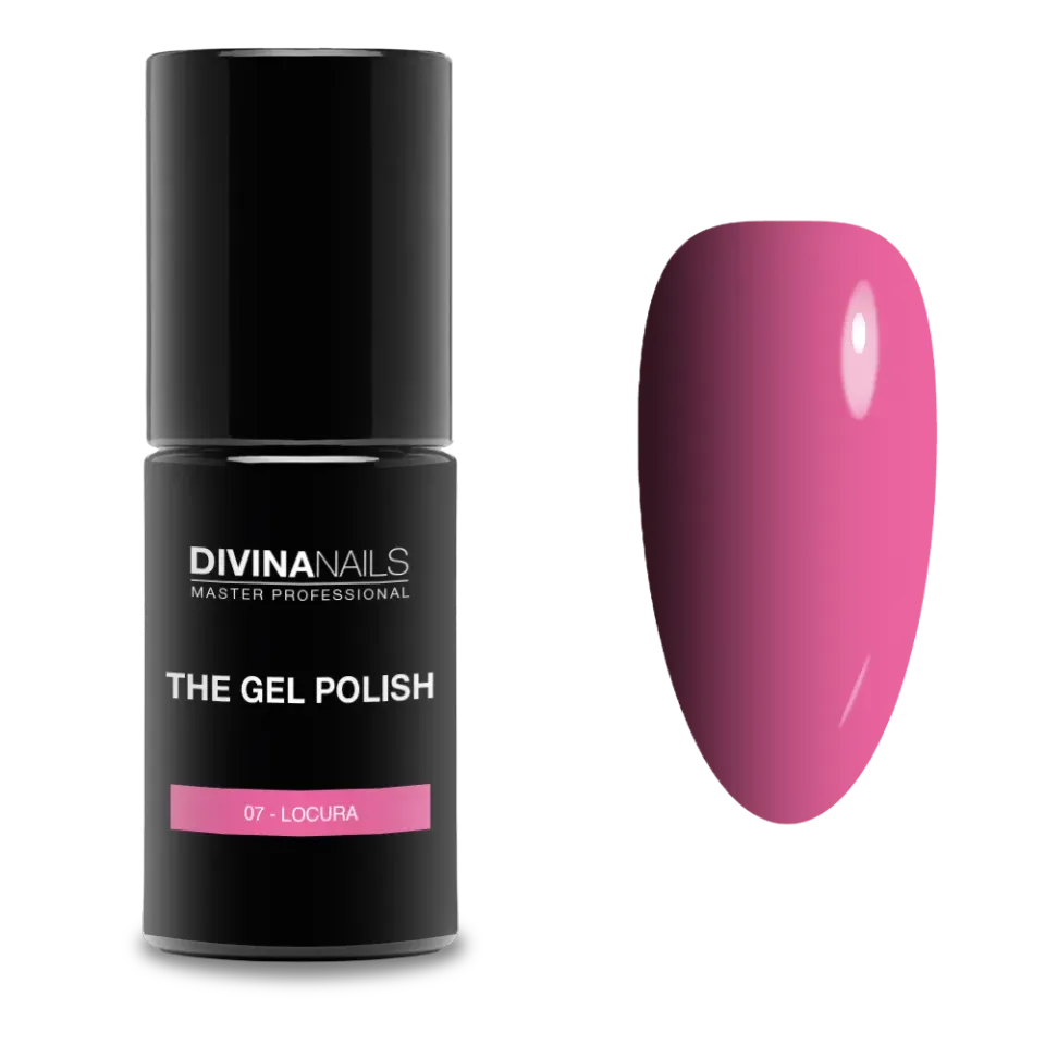 Diva Nails The Gel Polish 07 Locura semipermanente 8ml fluo