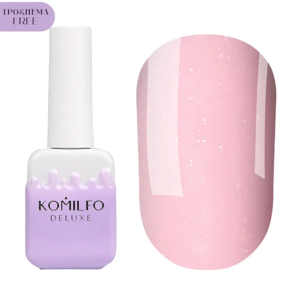 Komilfo Shine Base 004 base semipermanente 10 ml shimmer