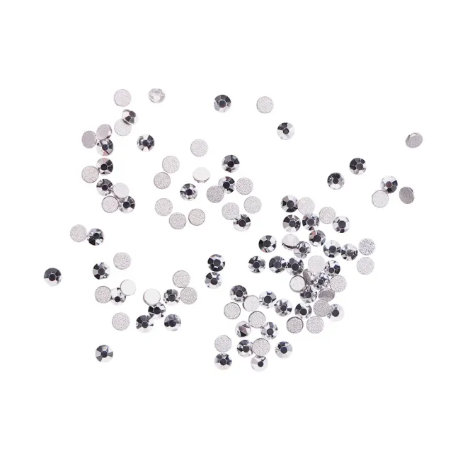 Komilfo Rhinestones strass argento 100 pz misura 3