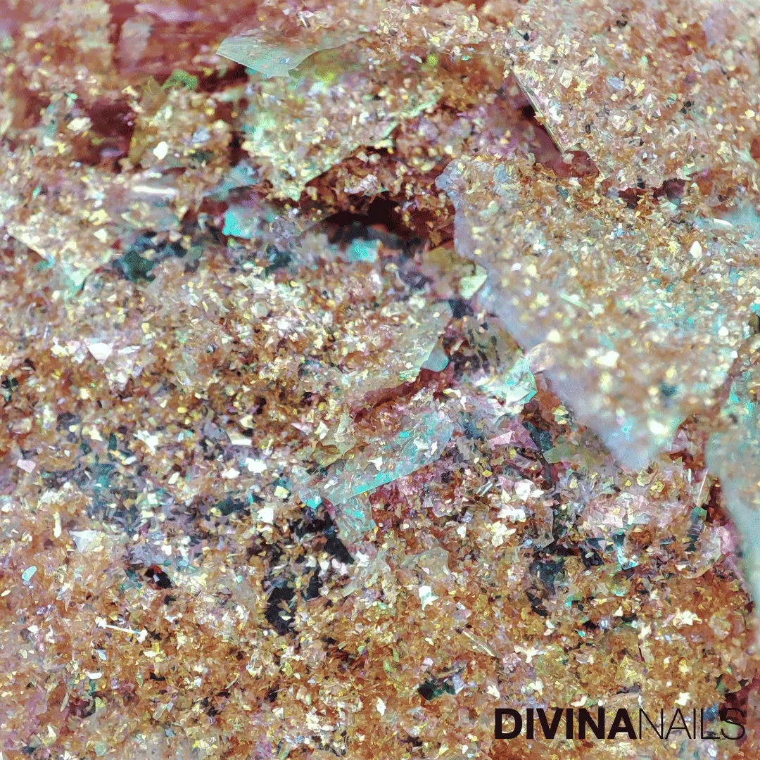 Diva Nails Diamond Holo Precious Stones glitter unghie set 12x2g
