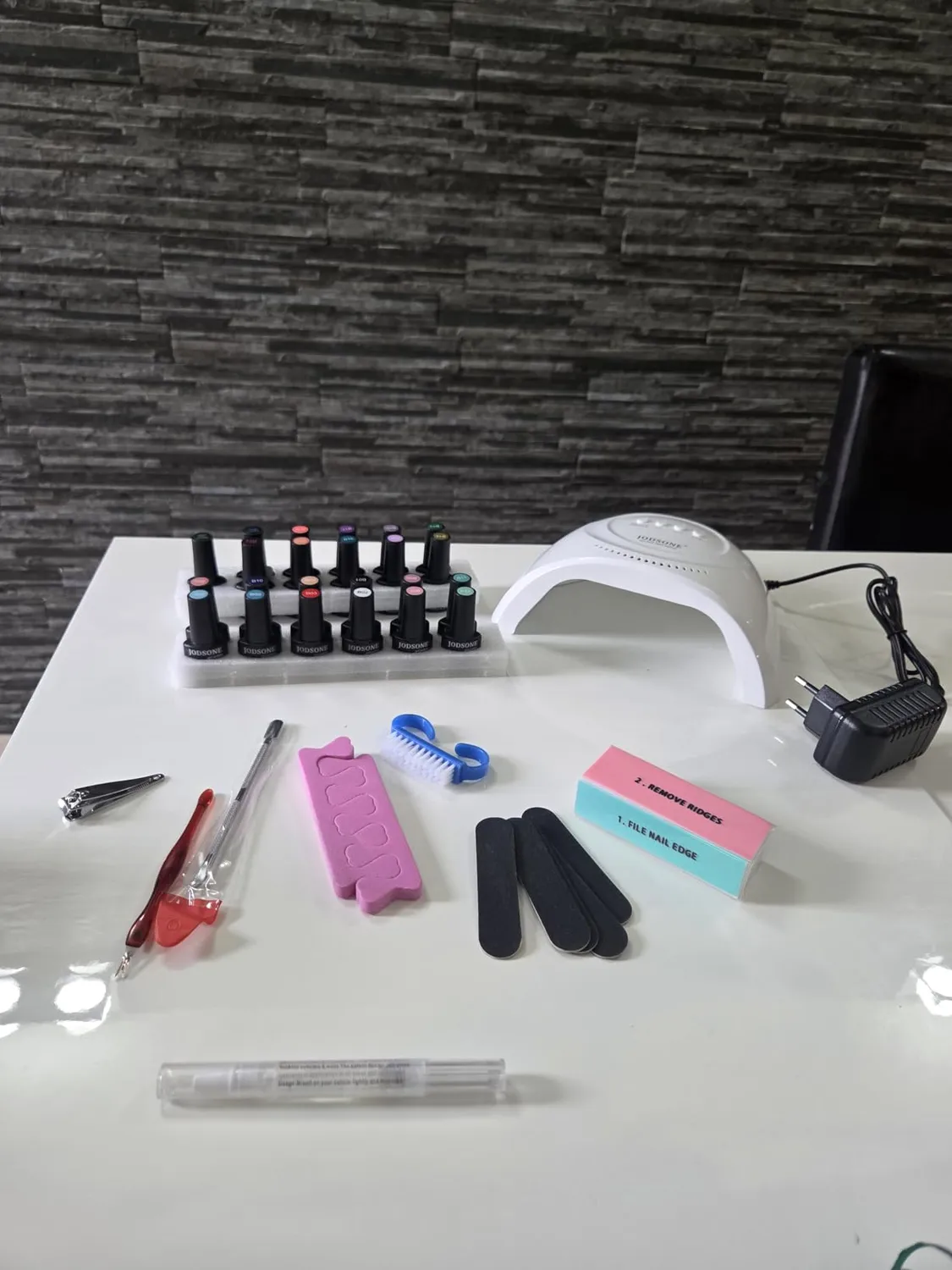 Jodsone 100SET-12-T kit gel 100pz con lampada