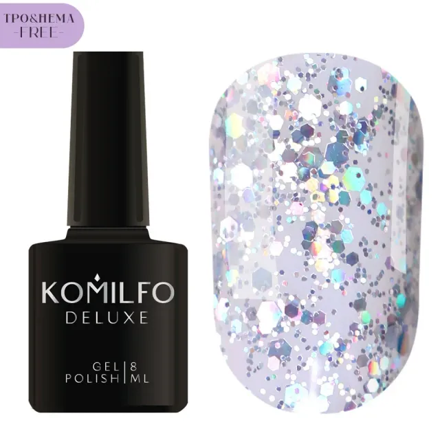 Komilfo Glitter Collection G003 smalto semipermanente glitter 8 ml