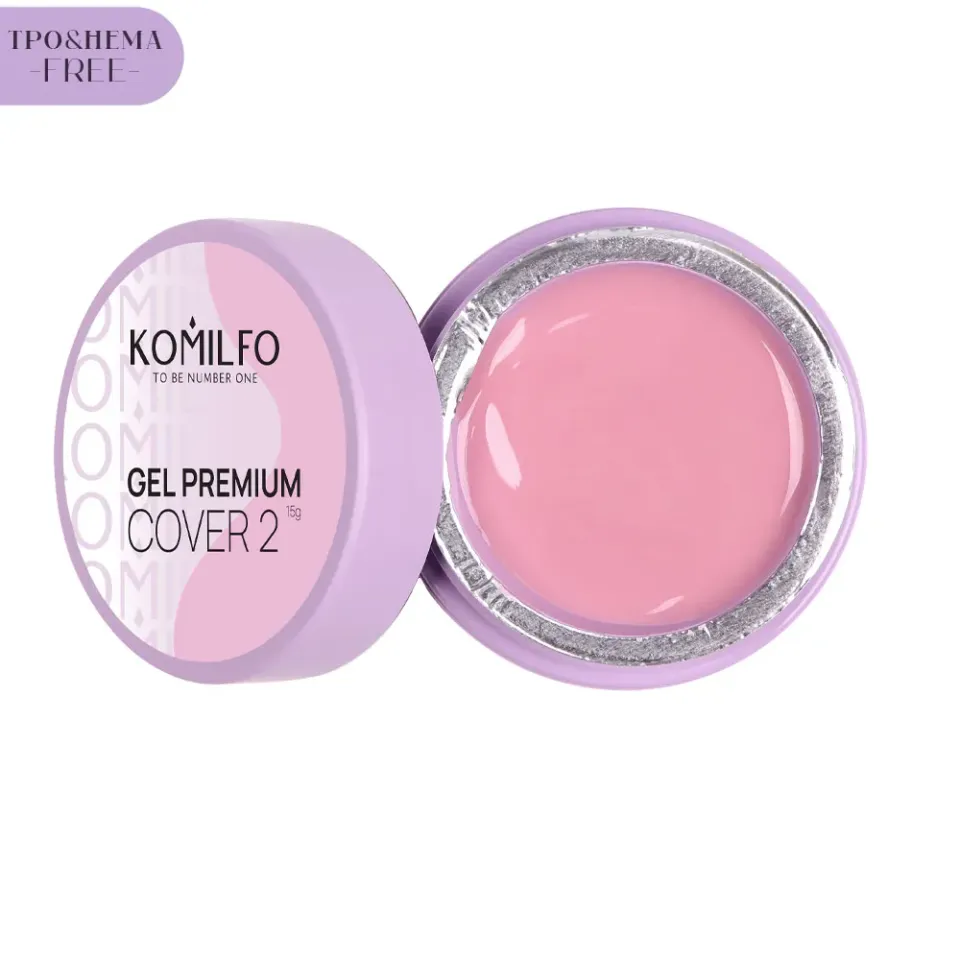 Komilfo Gel Premium Cover 2 gel unghie 15g HEMA/TPO free