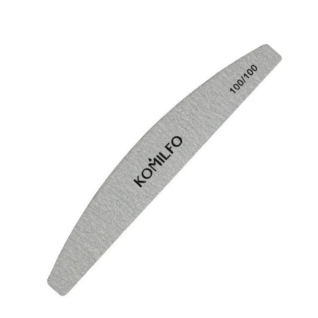 Komilfo semicerchio gray 100/100 lima unghie 18 cm ruvida