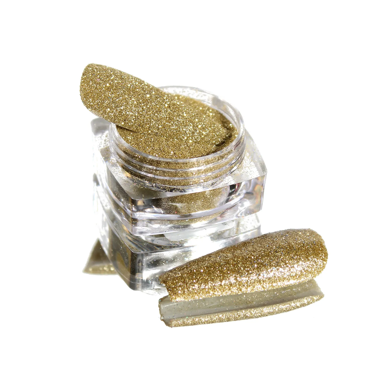 Komilfo Spangles 109 glitter unghie 2,5 g oro chiaro 0,08 mm